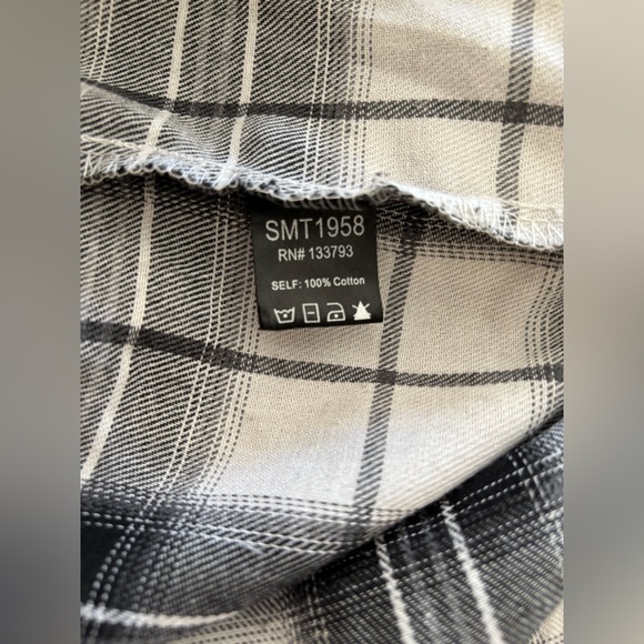 POL Black & White Plaid Dress - Picture 14 of 14